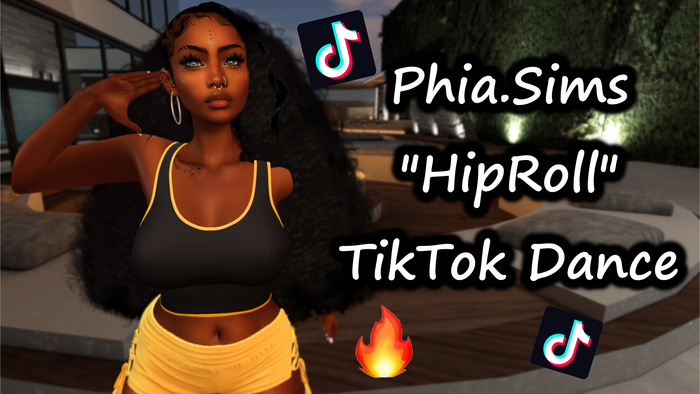 Phia.Sims HipRoll TikTok Dance Animation