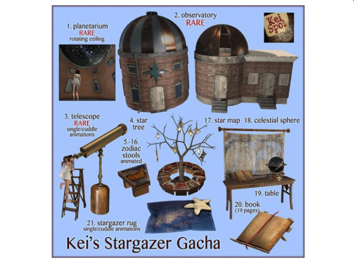 19. Kei's Stargazer Gacha (table)
