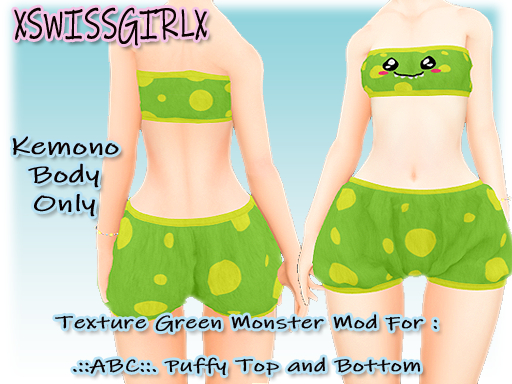 Textures Green Monster Mod For : .::ABC::. Puffy Top and Bottom