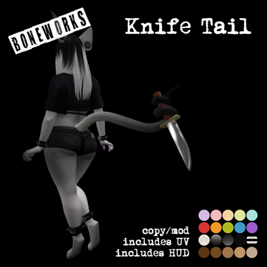 !Boneworks! > Knife Tail (boxed)