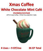 DFS Xmas Coffee - White Chocolate  Mint Cafe (DFS Texture Only)
