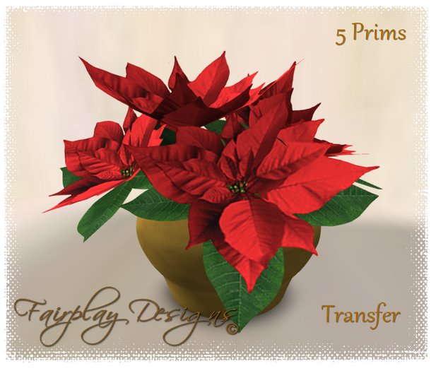 ~Deluxe Poinsettia Centerpiece~