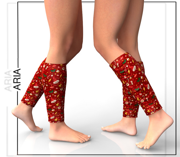 ARIA Christmas Santas Gifts Red Legwarmers Maitreya Legacy Kupra Kups Erika
