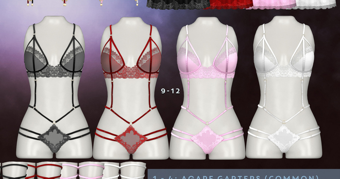 Violent Seduction - Agape Lingerie (Red) RARE