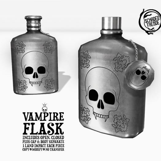 Schadenfreude Vampire Flask