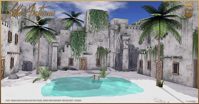 Villa Antigua Backdrop - The Bearded Guy