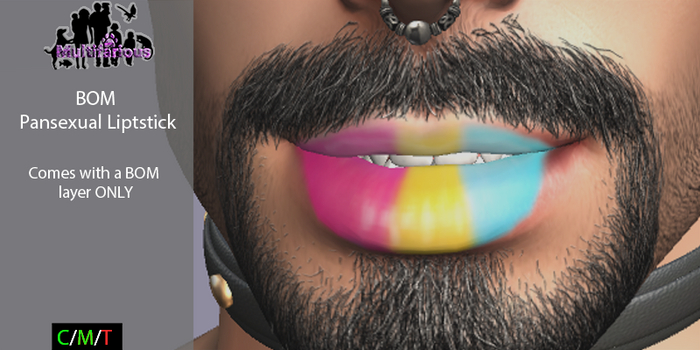 *M* BOM Pansexual Lipstick (wear to unpack)