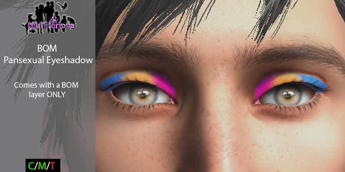 *M* BOM Pansexual Eyeshadow (wear to unpack)