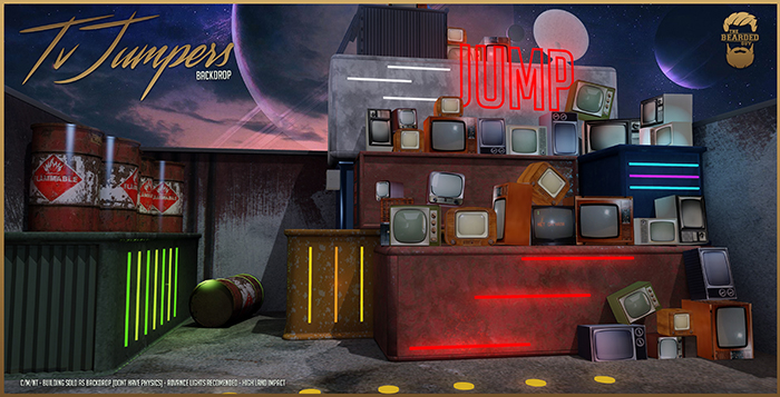 Tv Jumpers Backdrop - The Bearded Guy