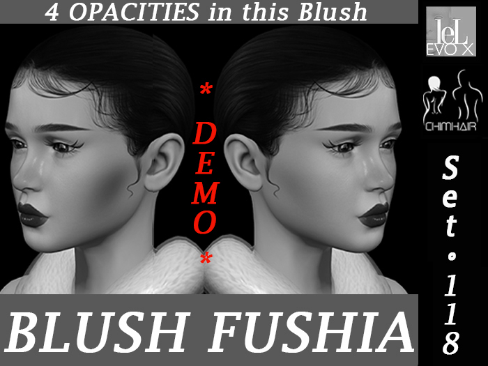 "DEMO FUSHIA BLUSH" [Lelutka EvoX] Set118 %..ChimHair..%