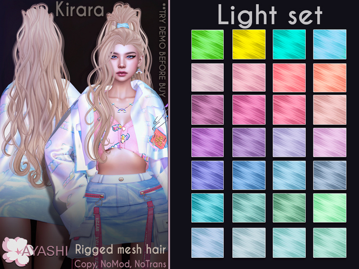 [^.^Ayashi^.^] Kirara hair-Light set
