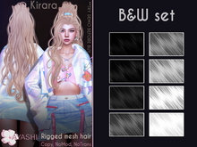 [^.^Ayashi^.^] Kirara hair-B&W set