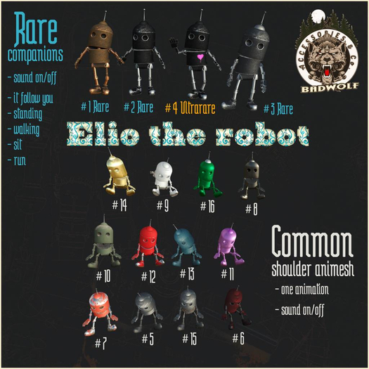 Badwolf - #7 Elio Sitting (Worn on Shoulder)