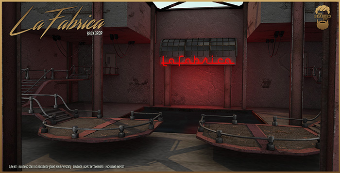 La Fabrica Backdrop - The Bearded Guy