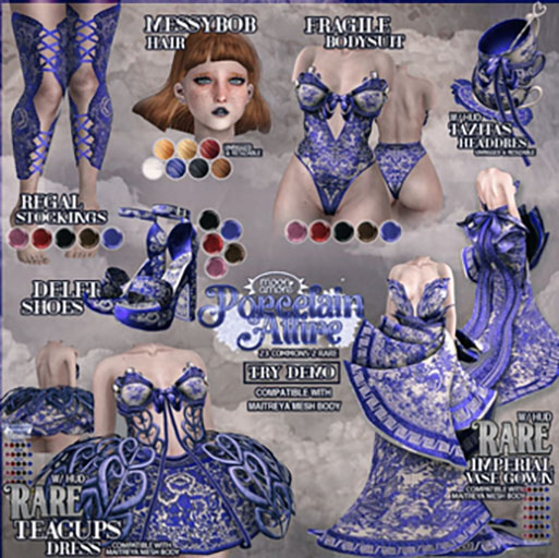 :Moon Amore: Imperial Vase Gown RARE