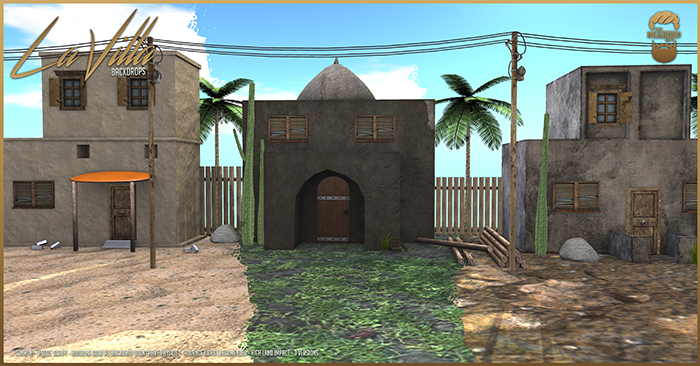 La Villa Backdrop - The Bearded Guy