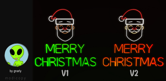 G/\/ARLY:: Neon Santa - V2