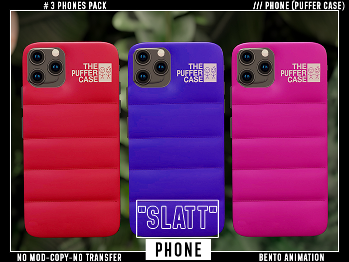 "SLATT" - iPhone │ Puffer Case