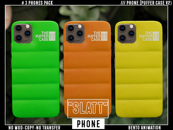 "SLATT" - iPhone │ Puffer Case v2