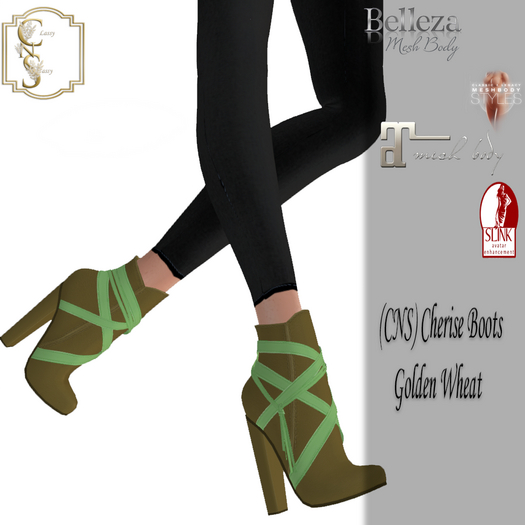 (CNS) Cherise Boots Golden Wheat