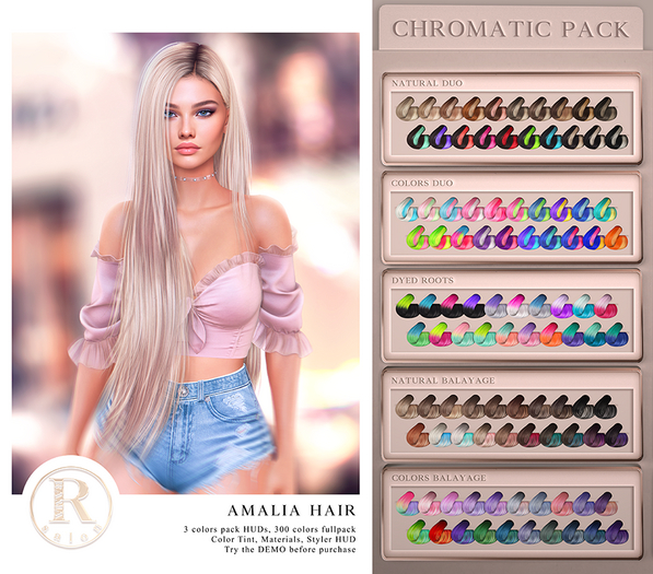 RAMA.SALON - Amalia Hair 'Chromatic Pack'
