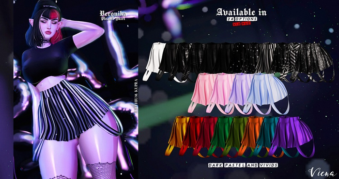 Viena. Veronika Pleated Skirt Pack {Add me}