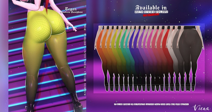 Viena. Tegan Gradient Pantyhose Pack {Add me}