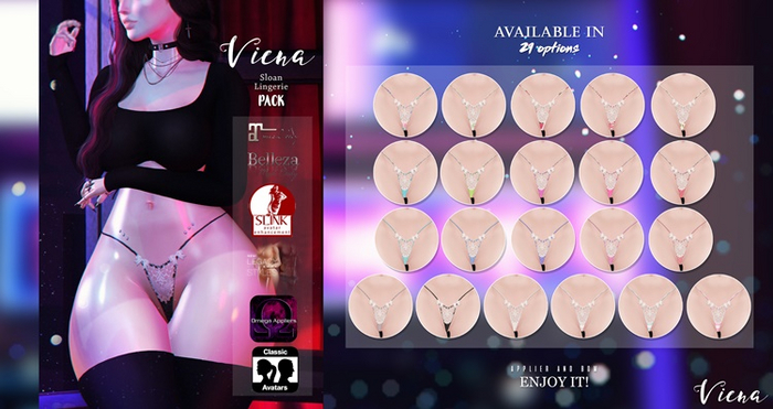 Viena. Sloan Lingerie Pack {Add me}