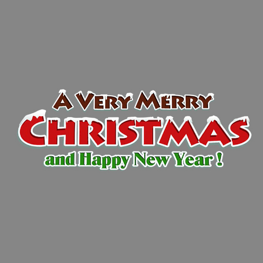 Flashing Merry Christmas Sign
