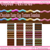 12 Chocolate Easter Egg Wraps Seamless TEXTURES