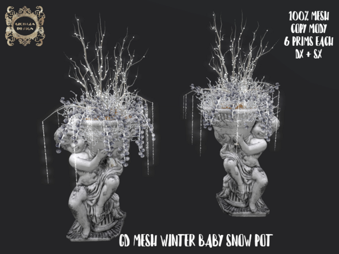 GD MESH WINTER BABY SNOW POT