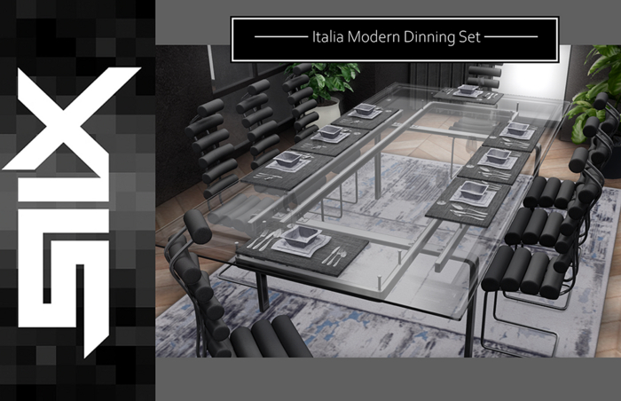 SIIX // Italia Modern Dinning room Set