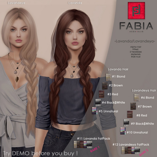 1. FABIA Lavanda Blond