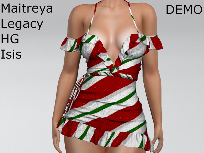 ~PP~ DEMO Sequined Ginger Dress - Peppermint