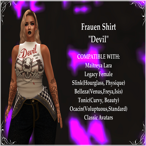 Shirt Devil Frau