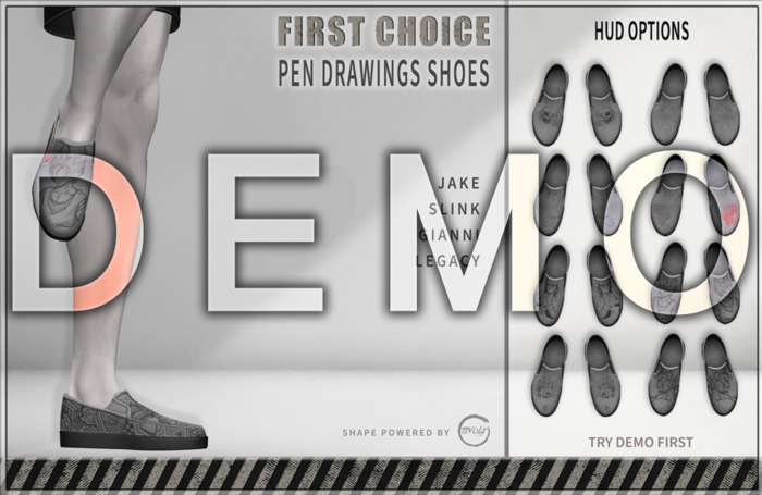 -= Pen Drawings Shoes [DEMO] =-