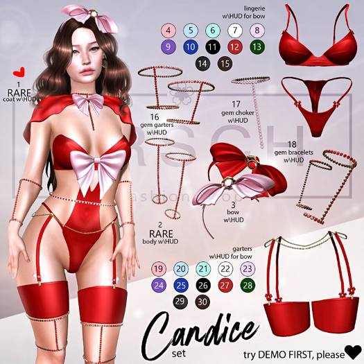 30.ERSCH - Candice {Lara} garters -brown leather-
