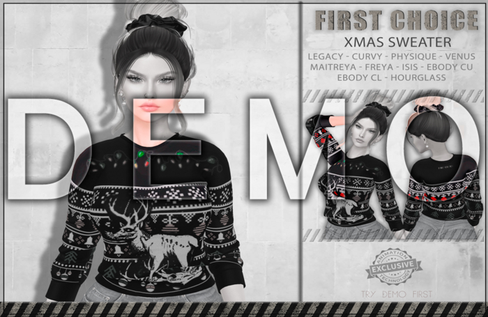 -= [First Choice] - Xmas Sweater Girl [DEMO] =-