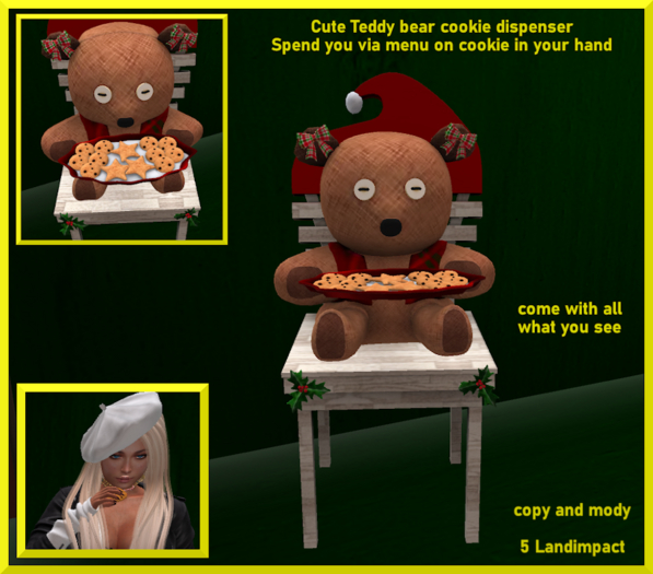 Cute Teddy Bear Dispenser VB