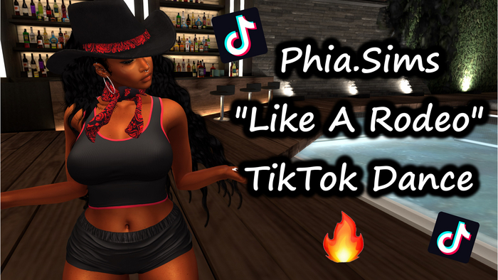 Phia.Sims Like A Rodeo TikTok Dance Animation