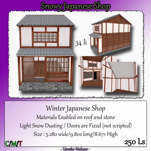..::PTD::..Snowy Japanese Shop