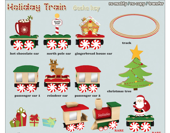 LK holiday train ~ Santa car RARE