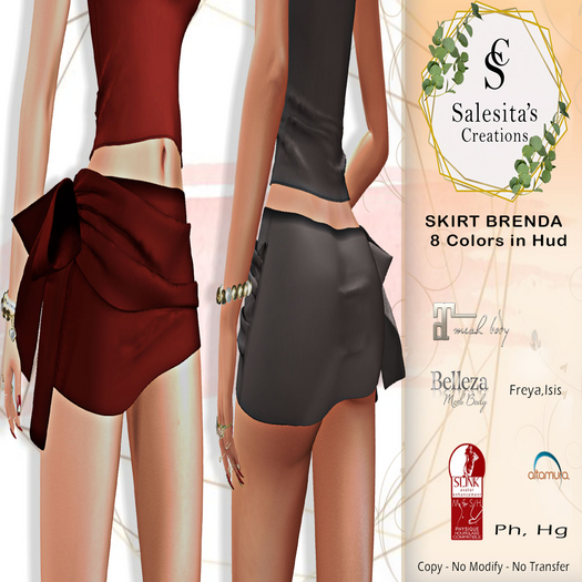 DEMO Skirt Brenda *Salesita's Creations**SC Box.