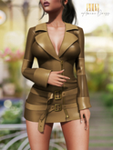 .::E.D.D.A::.Amine Dress {BEIGE} 