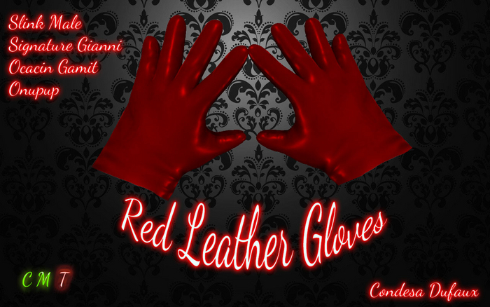 Leather Gloves Red  (Wear)