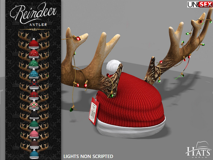 [HW] CHRISTMAS ANTLER HATS W LIGHTS