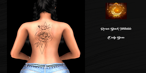..:Luna'S Tattoo:.. Roses Back Tintable