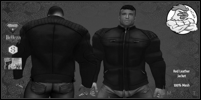 LeCock - Red Leather Jacket DEMO