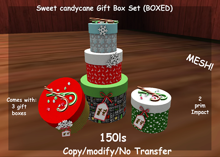 Sweet candycane Gift Box Set (BOXED)