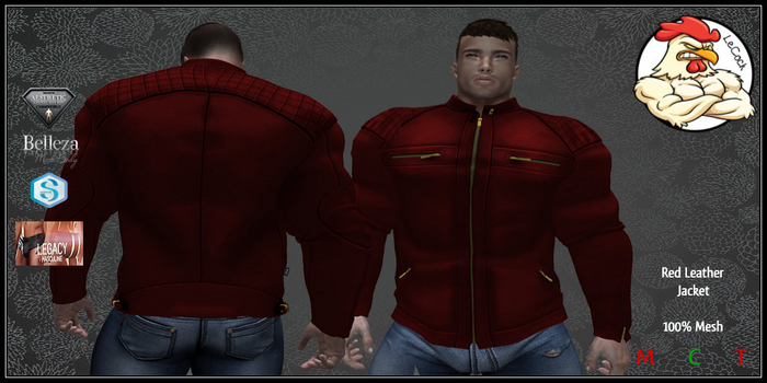 LeCock - Red Leather Jacket